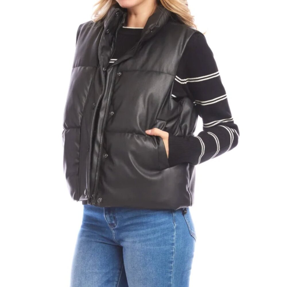 Faux Leather Vest